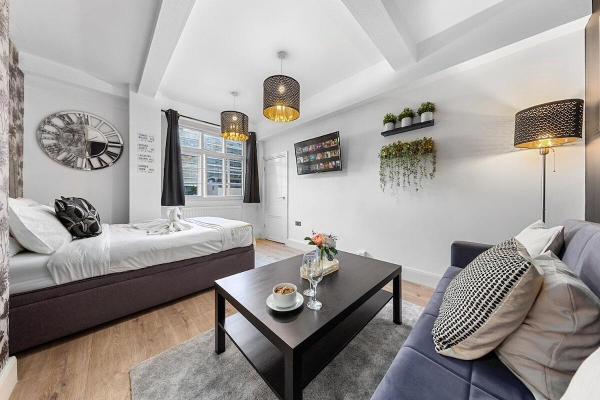 Central London Luxury, Relaxing Apartment! 2 Mins From Paddington Station! Habitación foto