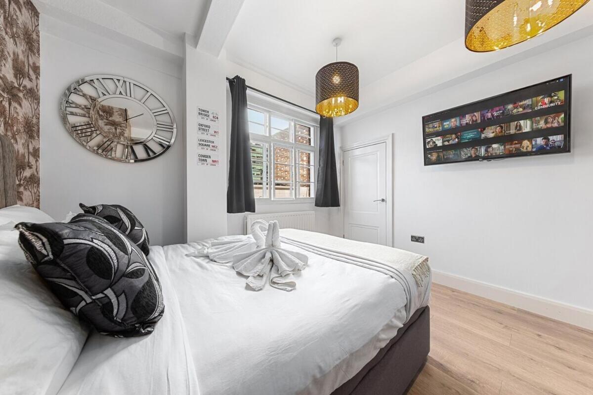 Central London Luxury, Relaxing Apartment! 2 Mins From Paddington Station! Habitación foto