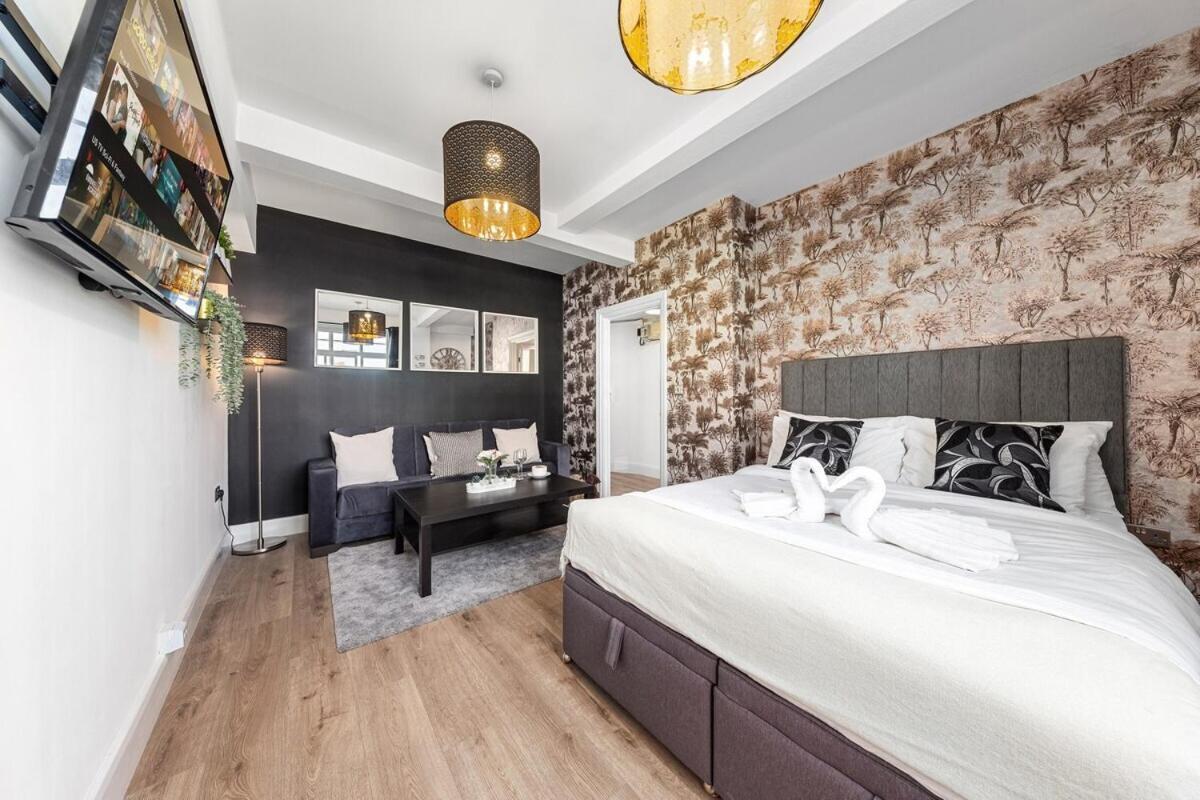 Central London Luxury, Relaxing Apartment! 2 Mins From Paddington Station! Habitación foto